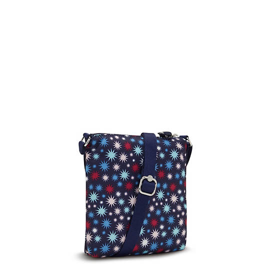 Kipling Alvar Extra Small Printed Mini Veske Blå | NO 1902ZU